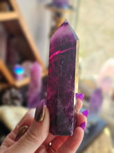 Load image into Gallery viewer, AAA Magenta Fluorite Crystal Towers