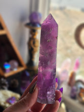 Load image into Gallery viewer, AAA Magenta Fluorite Crystal Towers
