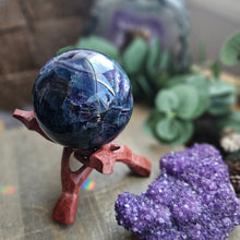 Load image into Gallery viewer, AAA Rainbow Fluorite Crystal Sphere