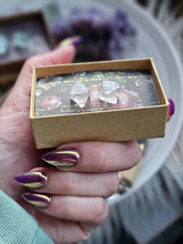 Load image into Gallery viewer, Fluorite Octahedron Gemstone Stud Earrings