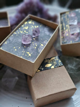 Load image into Gallery viewer, Fluorite Octahedron Gemstone Stud Earrings