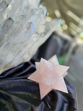 Load image into Gallery viewer, Massive Stellated Rose Quartz Crystal Asteroid Merkabah Star