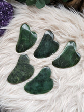 Load image into Gallery viewer, Gua Sha Nephrite Jade Facial Massage Tool