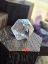 Load image into Gallery viewer, Clear Quartz Icosohedron Platonic Solid Crystal Cube