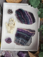 Load image into Gallery viewer, AAA Rainbow Fluorite Crystal Slabs