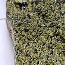 Load image into Gallery viewer, Raw Epidote Forest Fairy Quartz Slab Statement Crystal