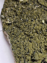 Load image into Gallery viewer, Raw Epidote Forest Fairy Quartz Slab Statement Crystal
