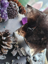 Load image into Gallery viewer, XL Smokey Quartz Asteroid Stellated Merkabah Crystal Star