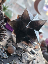 Load image into Gallery viewer, XL Smokey Quartz Asteroid Stellated Merkabah Crystal Star