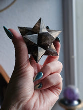 Load image into Gallery viewer, Mini Smokey Quartz Asteroid Stellated Merkabah Crystal Stars