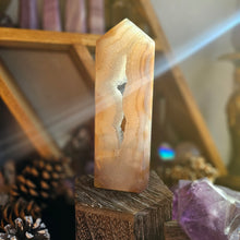 Load image into Gallery viewer, Polished Agate Druzy Crystal Tower
