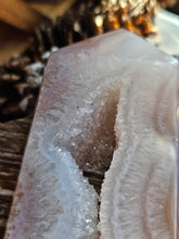 Load image into Gallery viewer, Polished Agate Druzy Crystal Tower