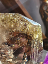 Load image into Gallery viewer, Smokey Quartz with Epidote Quartz Polished Crystal Statement Piece