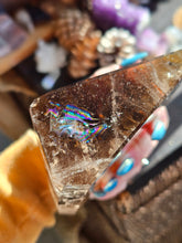 Load image into Gallery viewer, Smokey Quartz with Epidote Quartz Polished Crystal Statement Piece