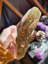Load image into Gallery viewer, Smokey Quartz with Epidote Quartz Polished Crystal Statement Piece