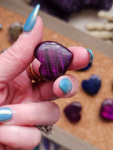 Load image into Gallery viewer, Labradorite Moon & Heart Series ~ Real Crystal Pins