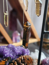 Load image into Gallery viewer, High Grade Congo Africa Smokey Quartz Crystal Point Necklaces