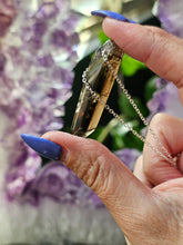 Load image into Gallery viewer, High Grade Congo African Smokey Citrine Crystal Point Necklaces