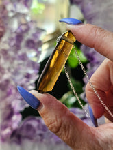 Load image into Gallery viewer, High Grade Congo African Smokey Citrine Crystal Point Necklaces