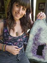 Load image into Gallery viewer, High Grade Congo African Smokey Citrine Crystal Point Necklaces