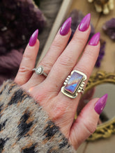 Load image into Gallery viewer, Pink Rainbow Moonstone Sterling Silver Statement Rings