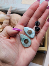 Load image into Gallery viewer, Larimar Series ~ Real Gemstone Pins