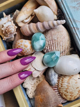 Load image into Gallery viewer, Green Angelite Series ~ Real Gemstone Pins