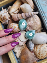 Load image into Gallery viewer, Green Angelite Series ~ Real Gemstone Pins