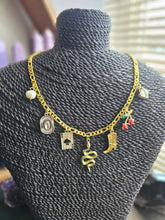 Load image into Gallery viewer, Rhinestone Cowgirl Charm Necklace