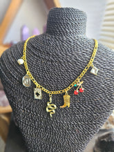Load image into Gallery viewer, Rhinestone Cowgirl Charm Necklace
