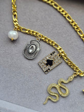 Load image into Gallery viewer, Rhinestone Cowgirl Charm Necklace