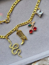 Load image into Gallery viewer, Rhinestone Cowgirl Charm Necklace