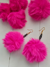 Load image into Gallery viewer, Fluffy Puff Faux Mink Fur Earrings