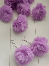 Load image into Gallery viewer, Fluffy Puff Faux Mink Fur Earrings