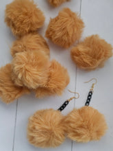 Load image into Gallery viewer, Fluffy Puff Faux Mink Fur Earrings