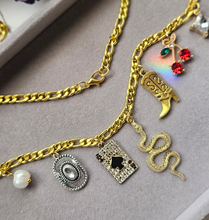 Load image into Gallery viewer, Rhinestone Cowgirl Charm Necklace