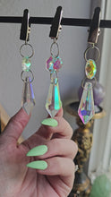 Load and play video in Gallery viewer, Rainbow Crystal Aura Drop Suncatcher Clips