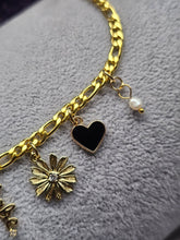 Load image into Gallery viewer, Hey Babe Gold Charm Bracelet