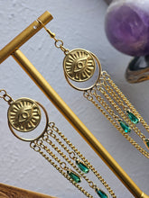 Load image into Gallery viewer, Protective Eye Chandelier Earrings