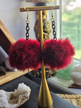 Load image into Gallery viewer, Fluffy Puff Faux Mink Fur Earrings