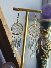 Load image into Gallery viewer, Sacred Dreamer Gemstone Chandelier Earrings