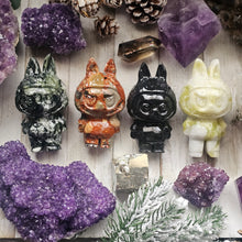 Load image into Gallery viewer, Crystal Gemstone Carved Labubus