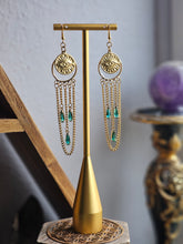 Load image into Gallery viewer, Protective Eye Chandelier Earrings