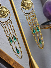 Load image into Gallery viewer, Protective Eye Chandelier Earrings