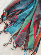 Load image into Gallery viewer, Jewel Tone Pashmina Scarf