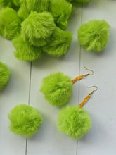 Load image into Gallery viewer, Fluffy Puff Faux Mink Fur Earrings