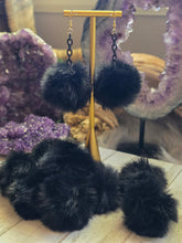 Load image into Gallery viewer, Fluffy Puff Faux Mink Fur Earrings