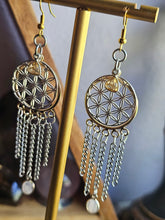 Load image into Gallery viewer, Sacred Dreamer Gemstone Chandelier Earrings