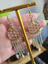 Load image into Gallery viewer, Sacred Dreamer Gemstone Chandelier Earrings