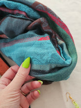 Load image into Gallery viewer, Jewel Tone Pashmina Scarf